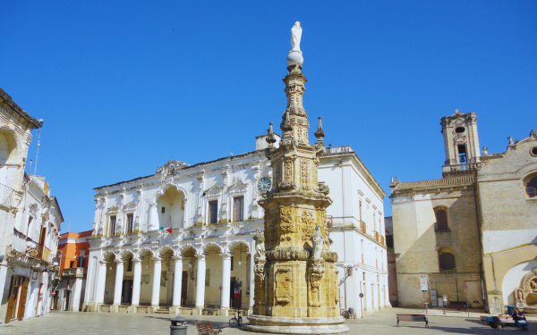 Piazza Salandra a Nardò